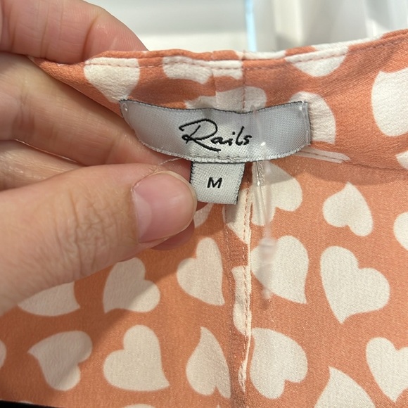 Rails 100% Silk Thea Sweetheart Top Size M - Picture 3 of 4